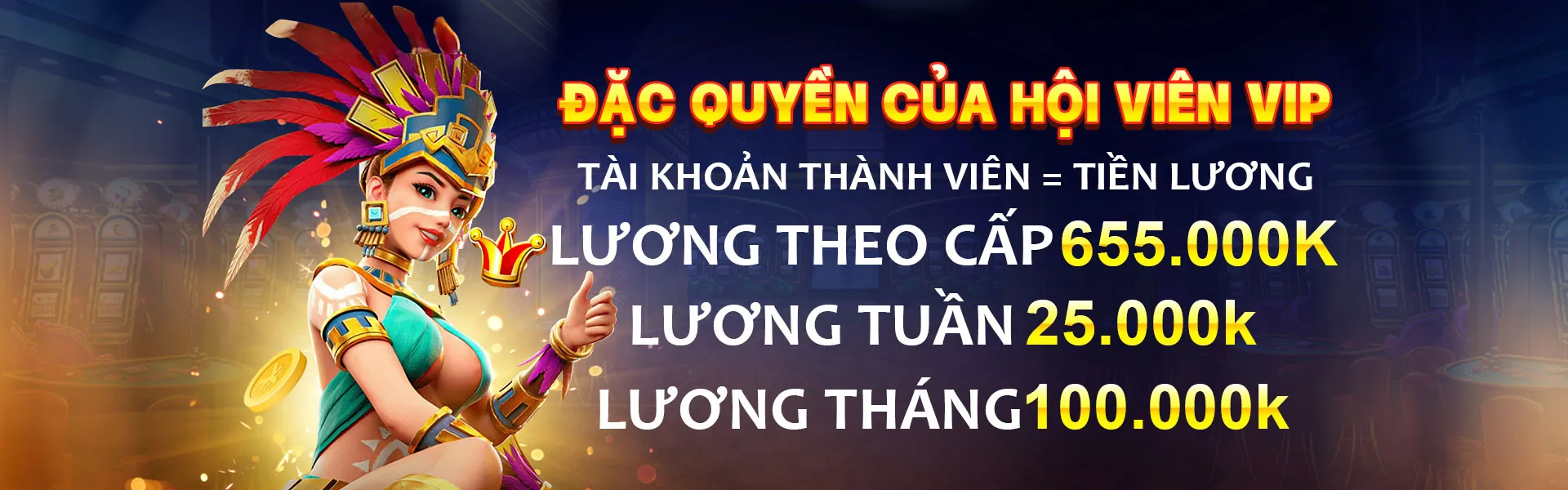 Biểu tượng VIP Vàng lấp lánh tại 123B, đại diện cho những ưu đãi nâng cao sau khi tải app 123b