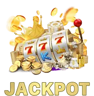Màn hình game Slot với biểu tượng quay thưởng và dòng chữ Jackpot lớn, minh họa cơ hội nổ hũ tại FABET.